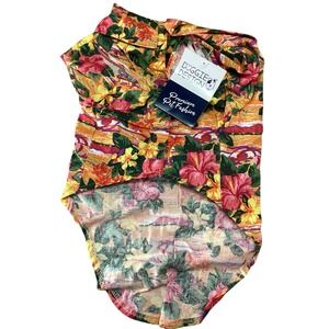 Doggie Design |‎ Sunset Hibiscus | Hawaiian | Dog Shirt | Large
